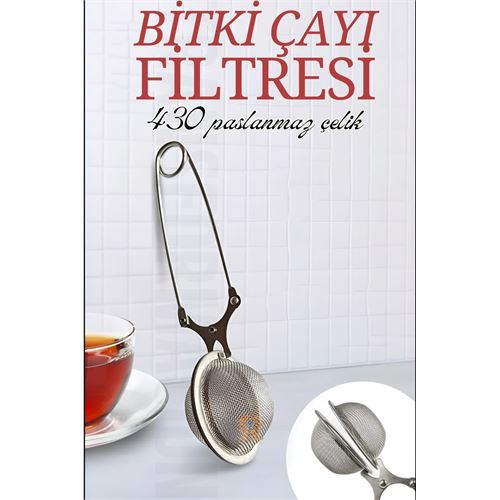 Turk Kıskaçlı Bitki Çayı Filtresi Top Çay Demliği Çay Filtresi Maşası
