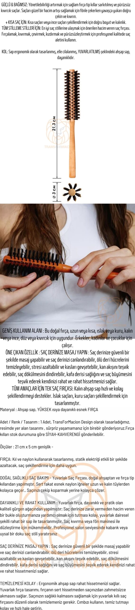 Ürün Özellikleri : AKSESUARLAR ÜRÜNE DAHİL DEĞİLDİR. Materyal : Ahşap sap