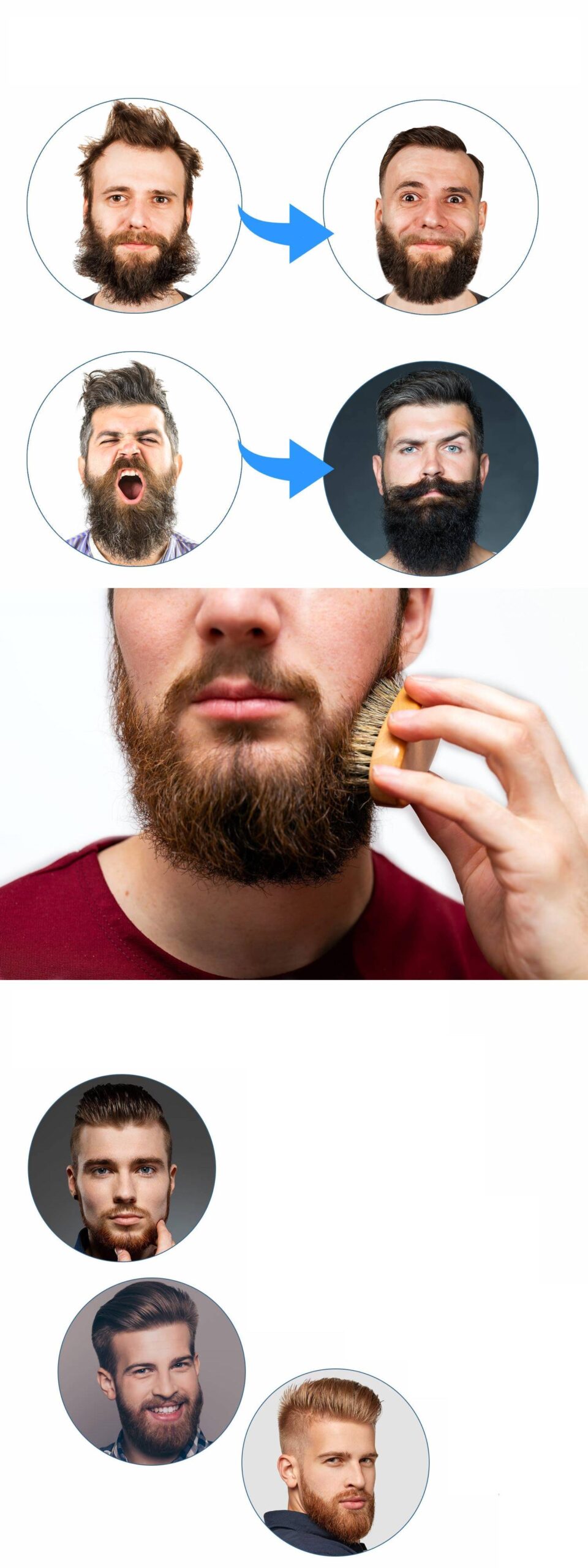 Turk Absolute Sakinleştirici Sakal Tarama Doğal Fırçası - Görsel 2