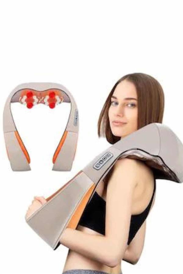 Ovmalı Boyun Sırt İnsan Eli Hissi Veren Şarjlı Masaj Aleti Masaj Cihazı