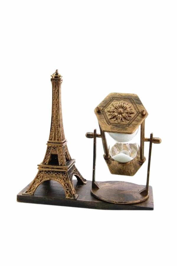 klasik tarzı ve estetik görünümü ile her mekâna sofistike bir dokunuş katar. Yüksek kaliteli ahşap ve metal malzemelerden üretilmiş olan bu zarif kum saati