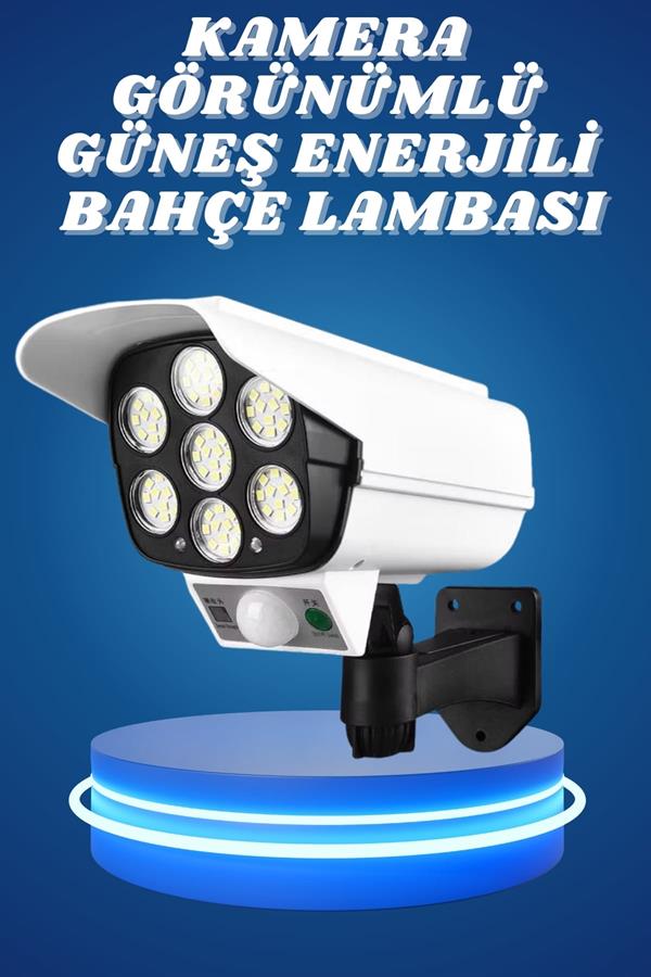 Bu güneş enerjili güvenlik ışığı bahçe aydınlatması işlevi görerek iki farklı amaca hizmet eder. Çevre dostu tasarımı sayesinde