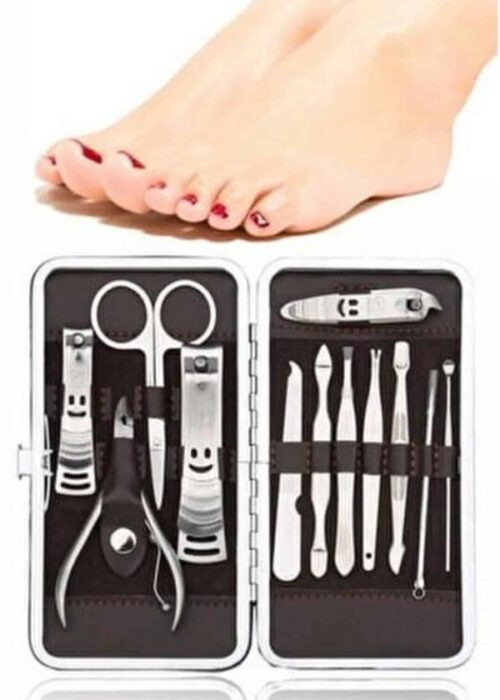 12 Parça El Ayak Temizleme Pense Kir Temizleme Aparatı Kaş Cımbızı