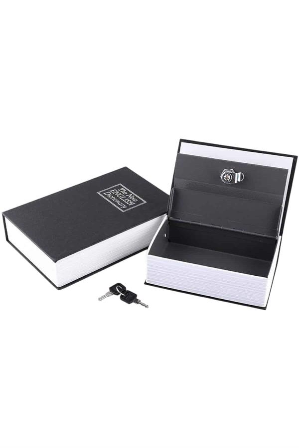 Kitap şeklinde tasarlanmış bu gizli kasa