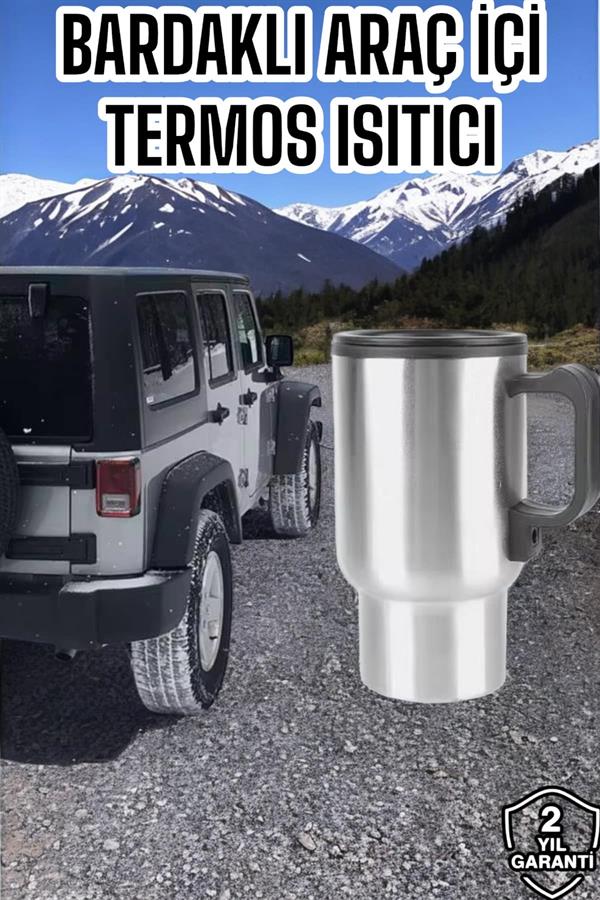 12 watt gücünde düşük enerji tüketimiyle tasarlanmış bu su ısıtıcı termos kupa bardak. Araç içi kullanım için ideal olan bu ürün