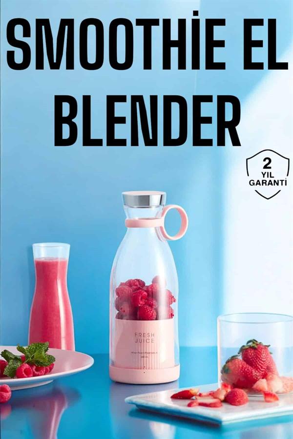 Bu kablosuz ve taşınabilir blender
