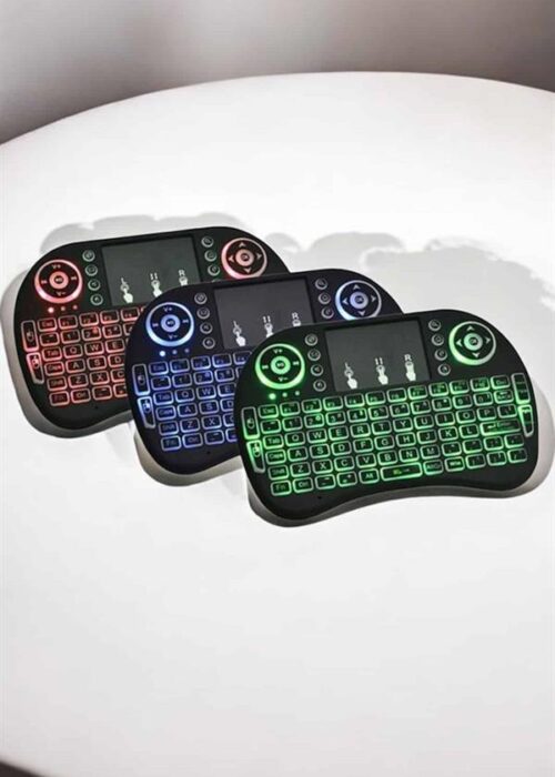 USB Bağlantılı Mini Q Klavye Işıklı Tüm Cihazlara Uyumlu
