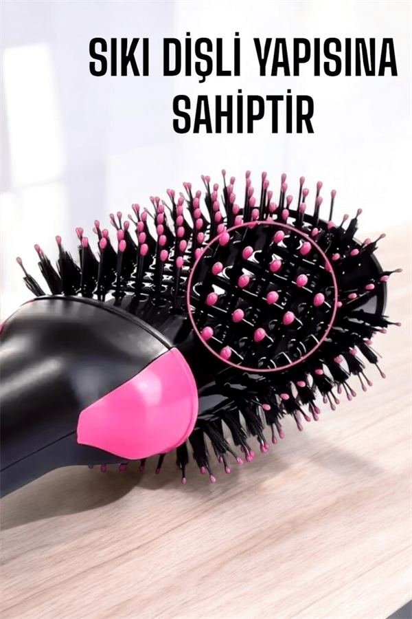 Fön Tarak Elektriklenmeyi Önleyen ve Parlaklık Veren Saç Şekillendirici