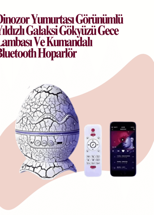 Uzaktan Kumandalı USB Girişli Döner Projektör Lamba