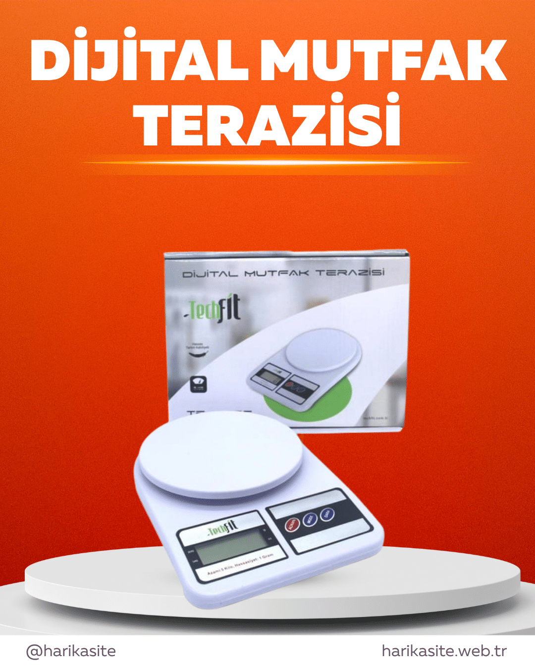 Pratik ve Şık Tasarımıyla Dijital Mutfak Tartısı