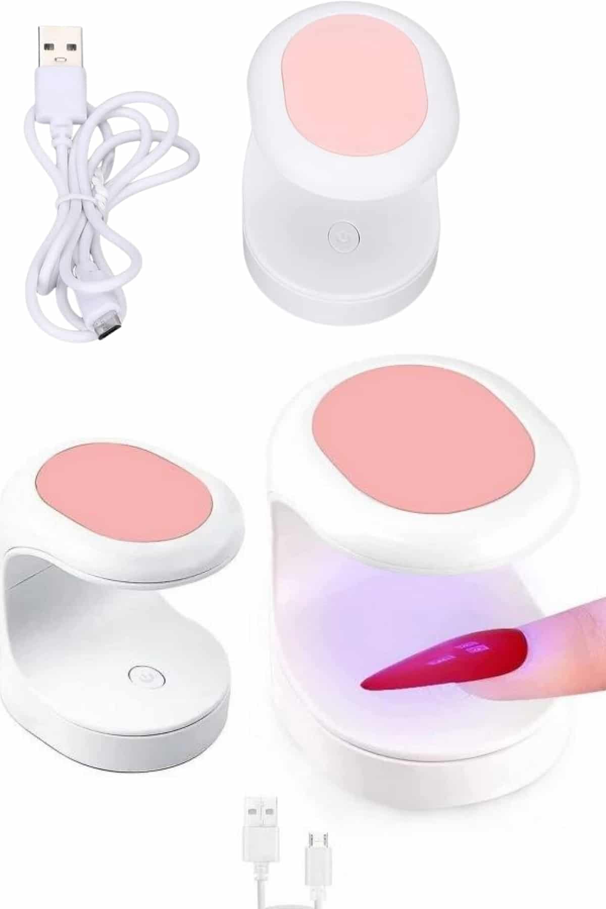 Kompakt boyutu ve hafif yapısıyla her yere rahatlıkla taşınabilen bu oje kurutma cihazı