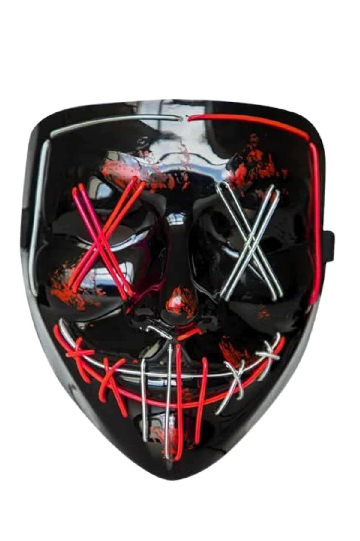 Göz alıcı tasarımı ve etkileyici ışık efektleriyle bu floresan yeşil LED maskesi