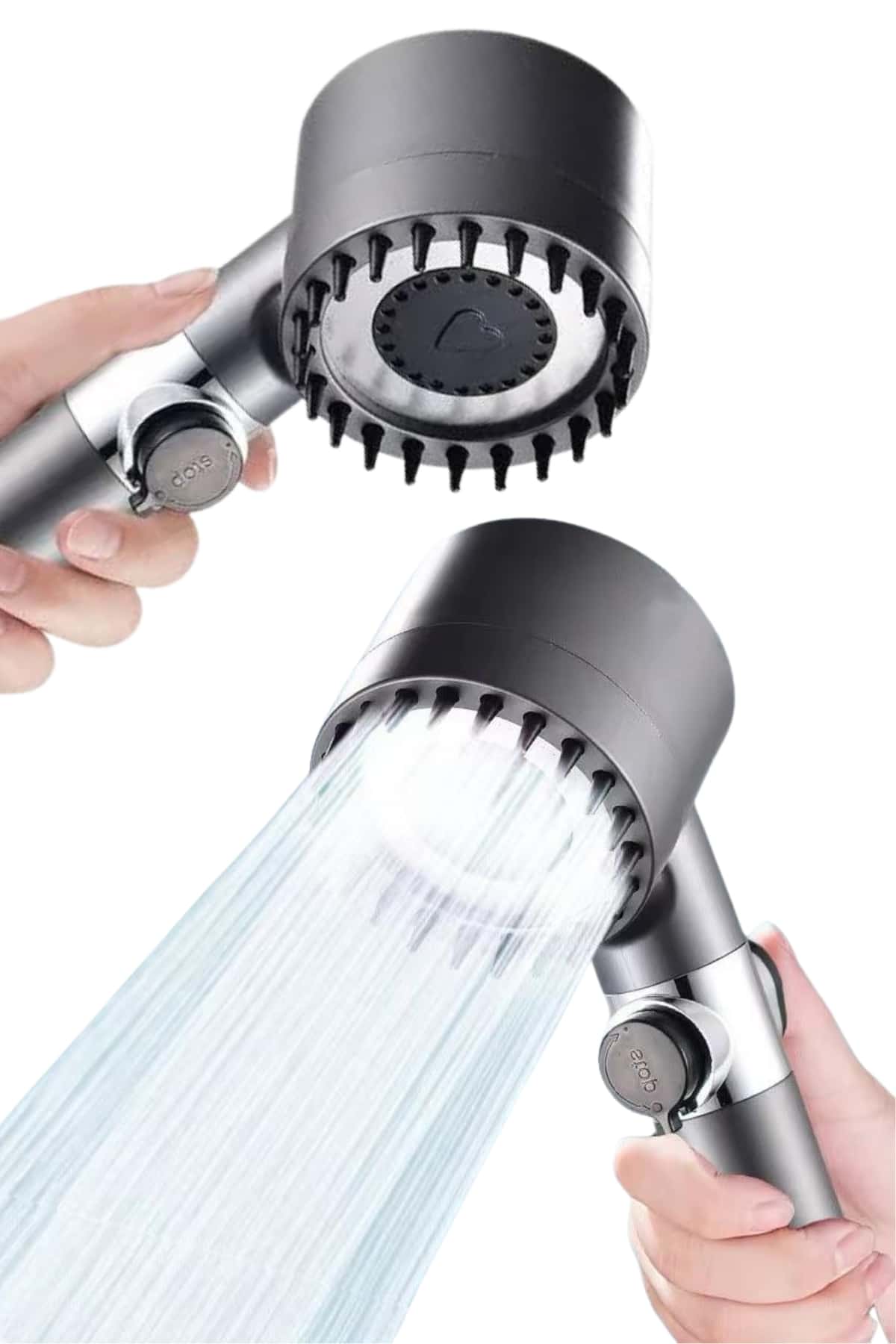 Yüksek kaliteli ABS plastik malzemeden üretilmiş olan bu duş başlığı