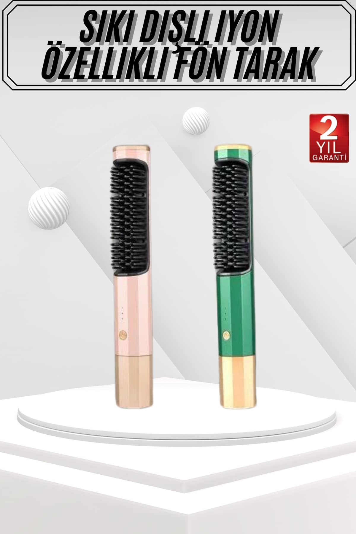 Elektrikli Fön Tarak Düzleştirici Elektriklenme Karşıtı Üflemeli