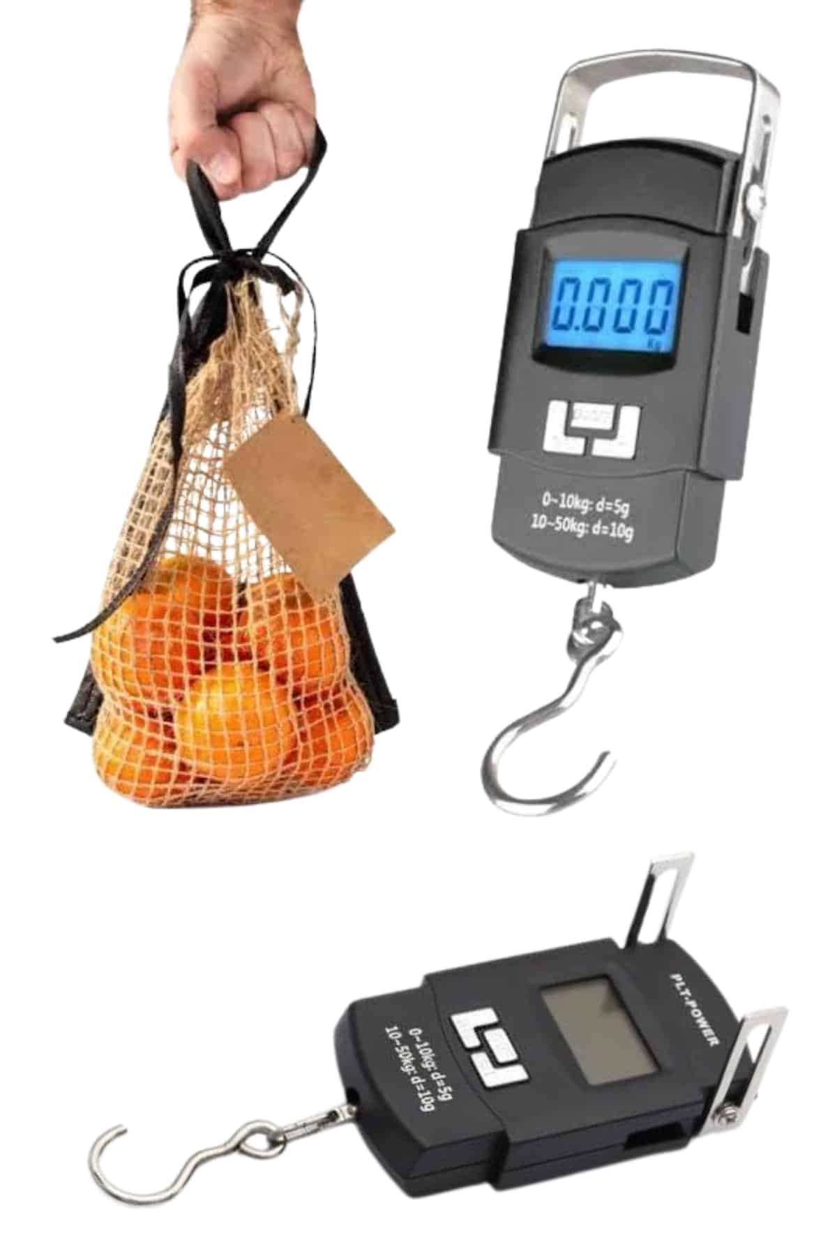 Kompakt ve ergonomik tasarımıyla öne çıkan bu dijital el tartısı