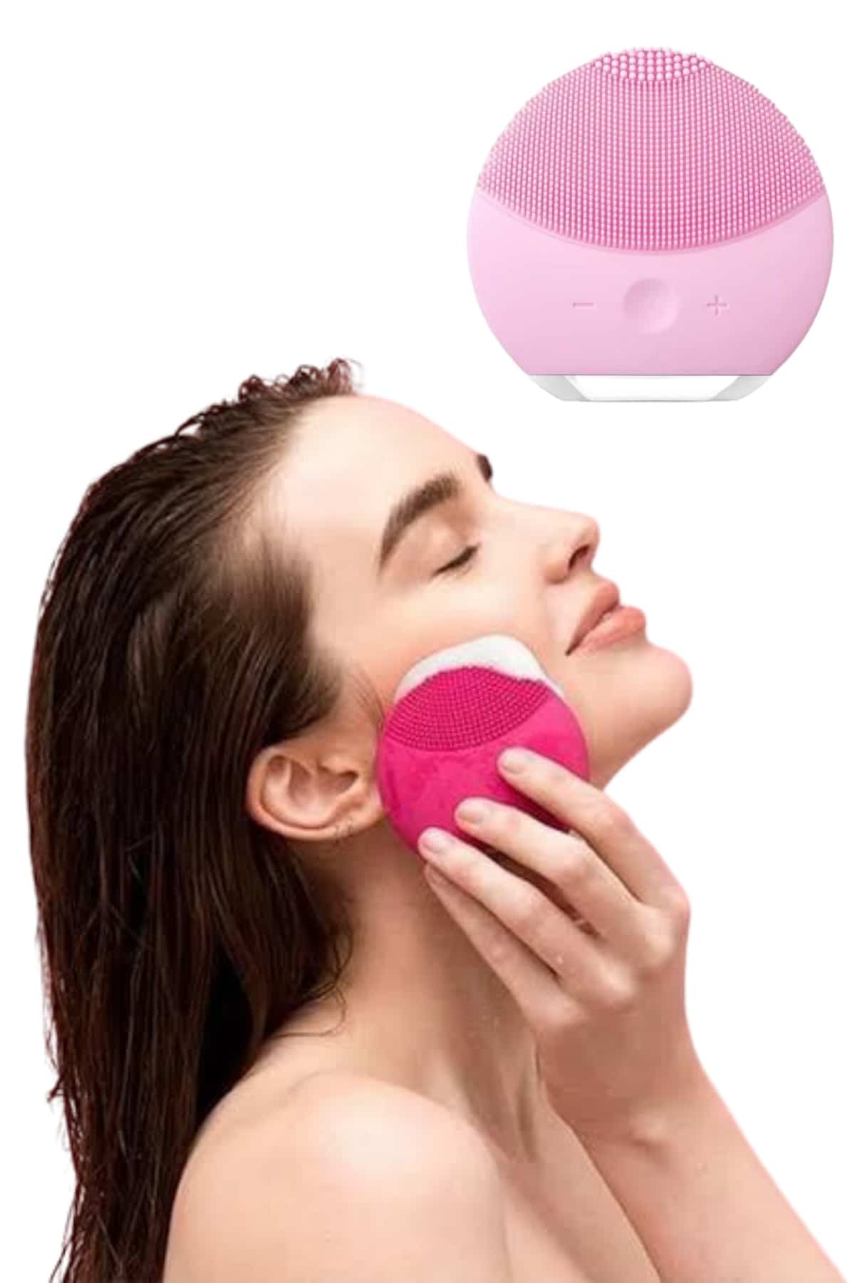 Şarjlı Titreşimli Yüz Temizleme ve Masaj Aleti - Derinlemesine Temizlik ve Cilt Bakımı İçin İdealBu şarjlı titreşimli yüz temizleme ve masaj aleti