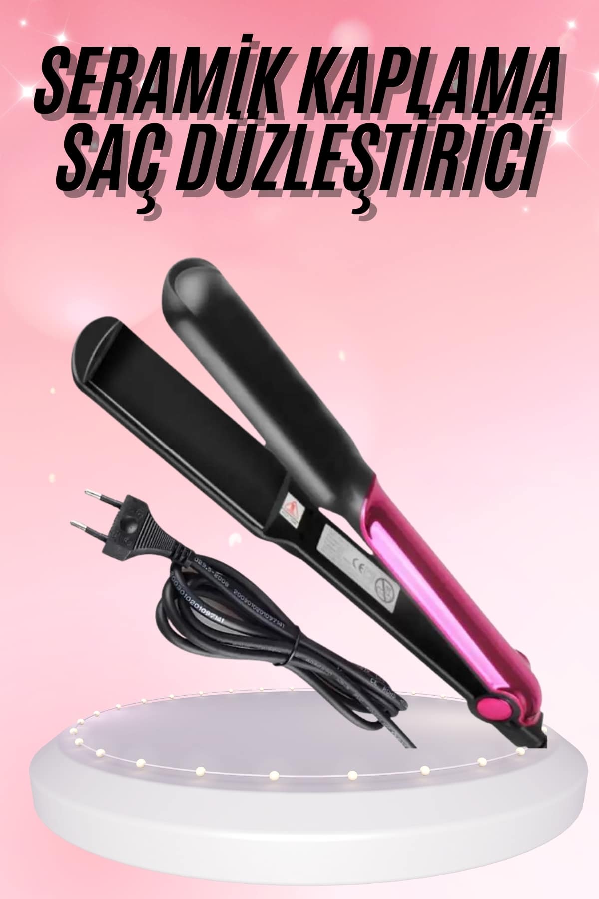 Seramik Düzleştirici İyon Özellikli Profesyonel Günlük Kullanımı Uygun