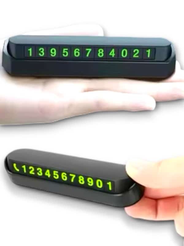 Alüminyum Kasa Gri Renk Çevirmeli Araç Içi Telefon Numaratörü Park Oto Numaratörü Alüminyum Kasa Gri Renk Çevirmeli Araç İçi Telefon Numaratörü Park Oto Numaratörü