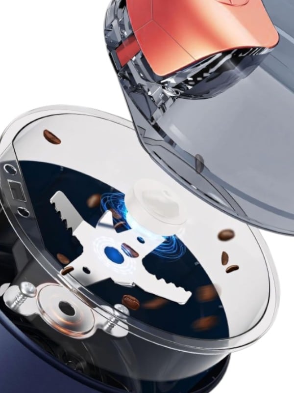 kahve çekirdekleri ve baharatları kolayca öğütür ve uzun ömürlüdür. Keskin bıçaklarıyla her seferinde mükemmel öğütme sonuçları elde edin. Ayarlanabilir Öğütme Seviyeleri: Farklı öğütme seviyeleriyle