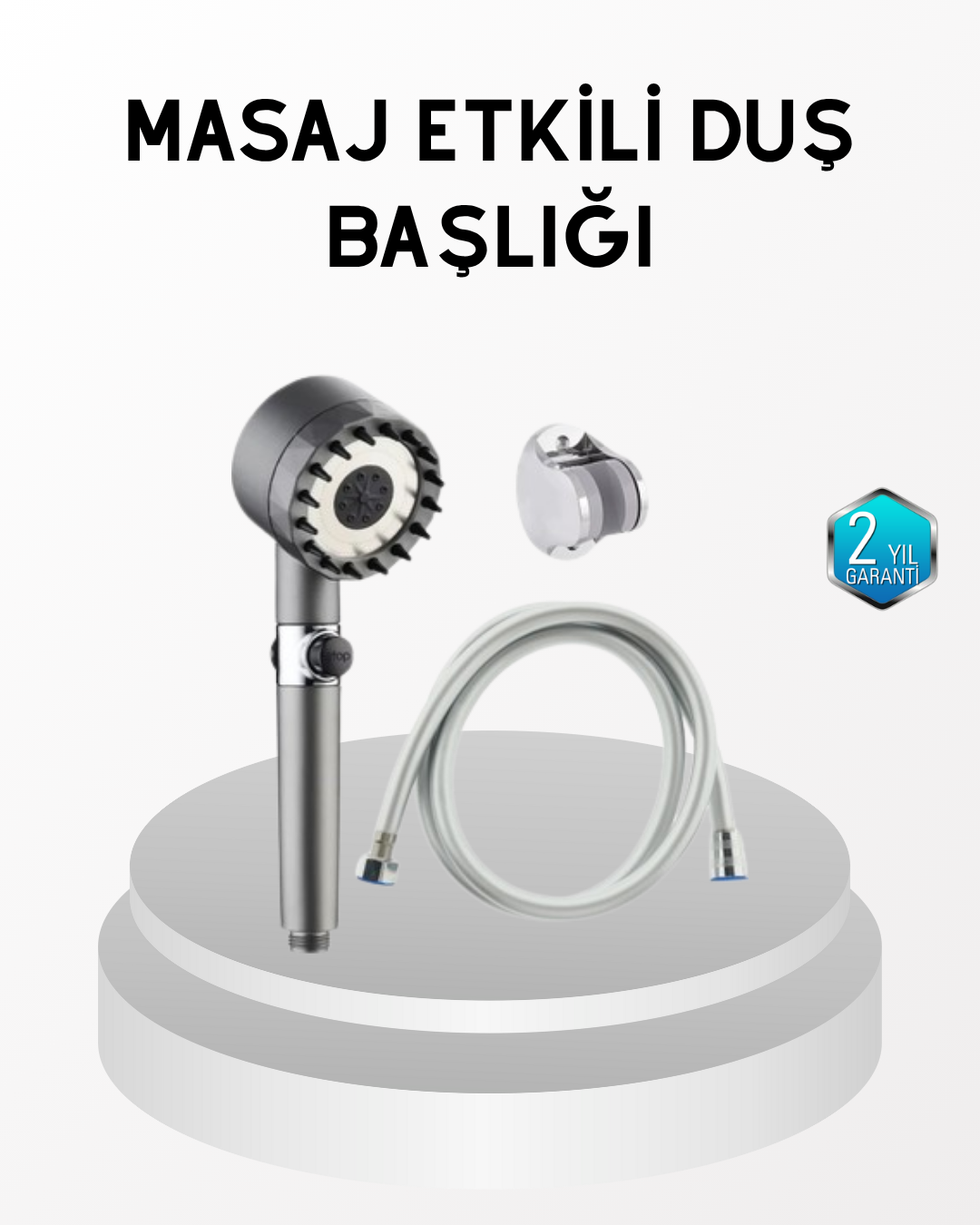Masaj Etkili Duş Başlığı – Su Tasarruflu Yüksek Basınçlı ve Cilt Dostu Tasarım
