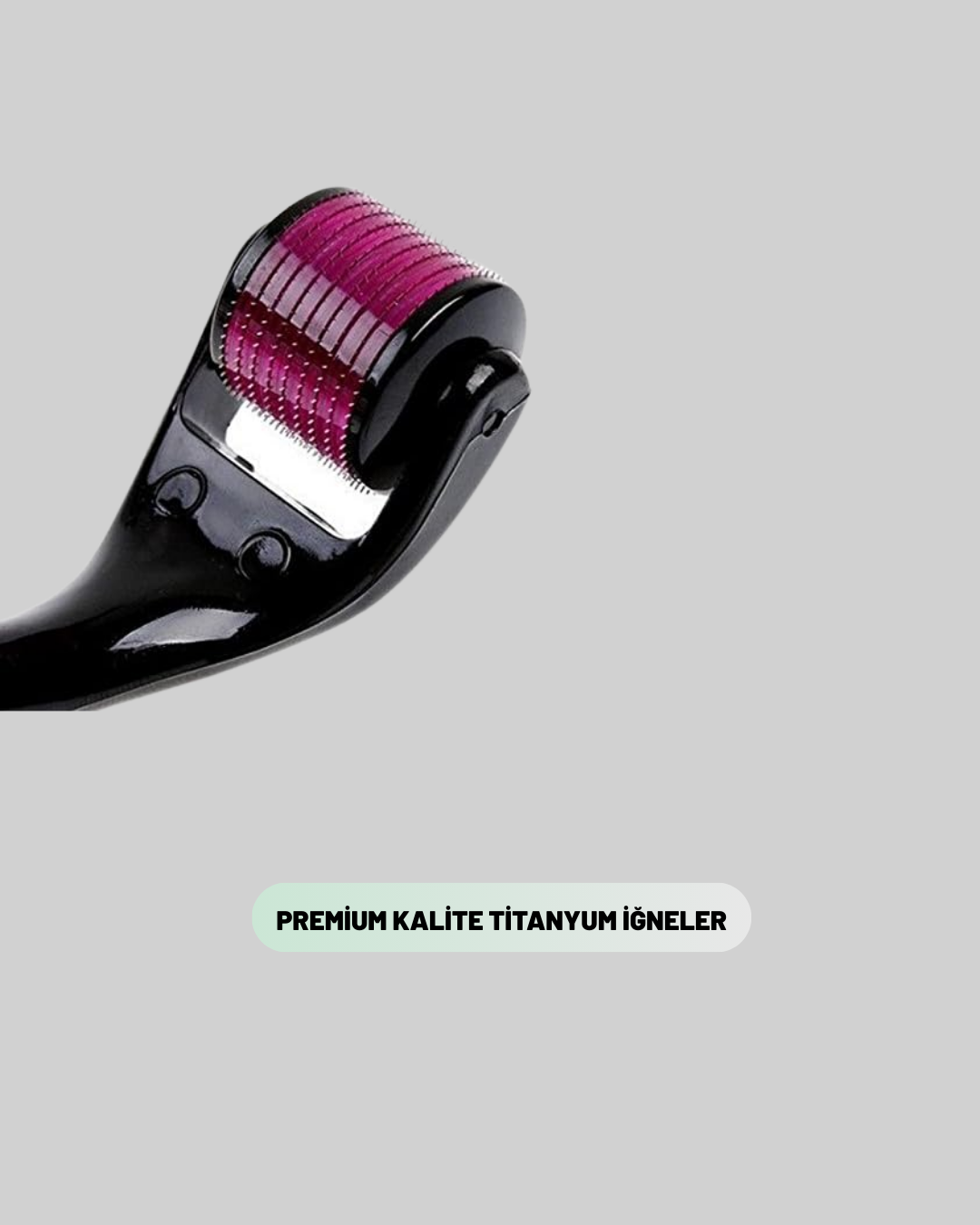 0.25 mm titanyum iğneleri ile evde kullanım için güvenli bir yapıdadır. Cildin üst yüzeyinde hafif uyarım oluşturarak ölü hücrelerin atılmasına ve cildin daha parlak görünmesine yardımcı olur. Ürün her cilt tipine uygundur ve özellikle donuk