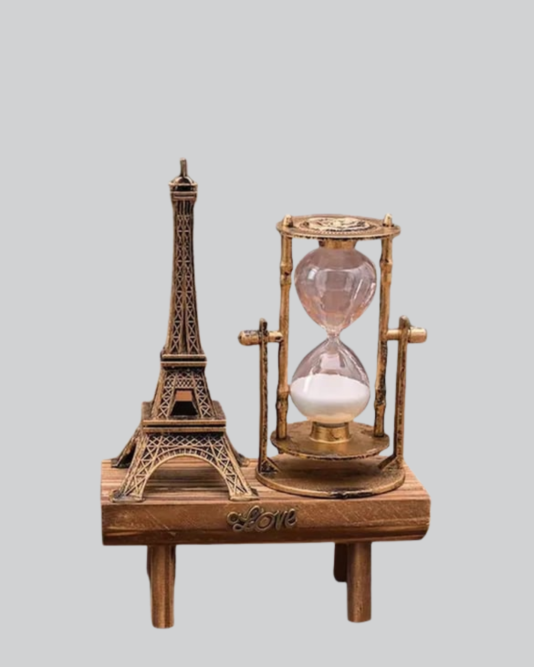 Bu dekoratif kum saati; retro havası