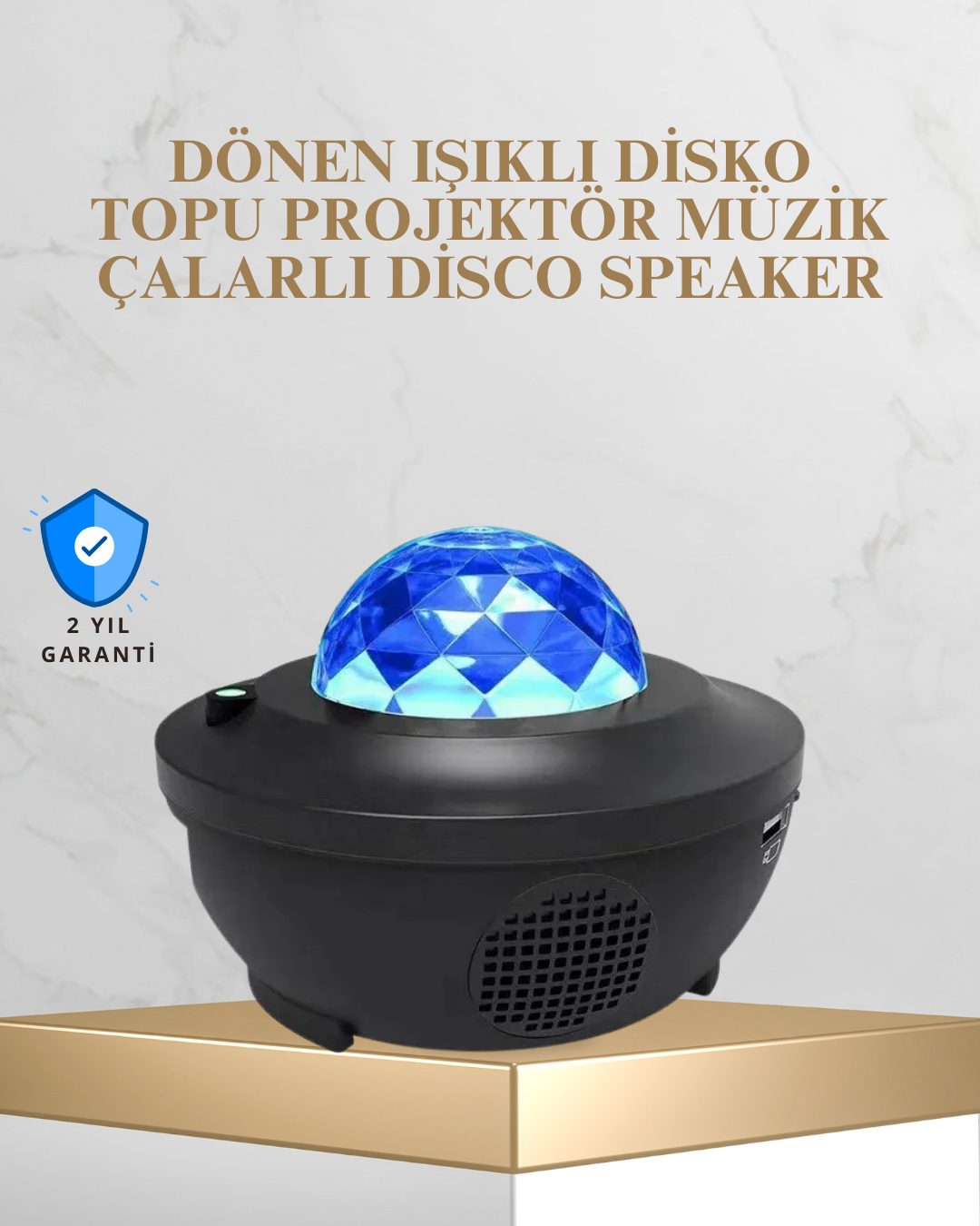 Bluetooth & USB Müzik Çalar Gece Lambası – 50 m² Kapsama Uzaktan Kumanda