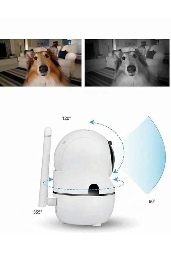 Kablosuz bağlantı ve Wi-Fi 4 desteği (2.4 GHz frekansında) ile kolayca kurulup uzaktan erişim sağlanabilir. Micro-B USB bağlantısı ile şarj edilebilen bu kamera