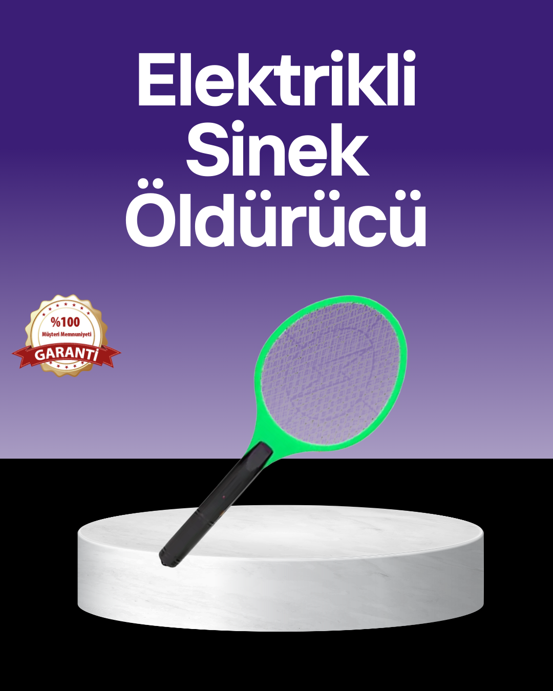 Çocuk ve Evcil Hayvan Dostu Elektrikli Sinek Raketi | Güvenli Kullanım
