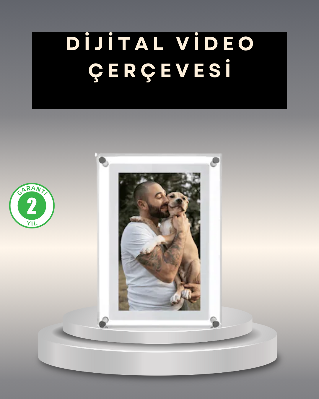 Fotoğraf Video ve Müzik Destekli 7 İnç IPS Dijital Çerçeve – Çoklu Medya Deneyimi