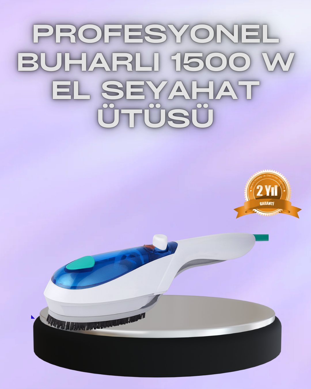 Portatif Buharlı Ütü Pratik Seyahat Tipi Kırışıklık Açıcı