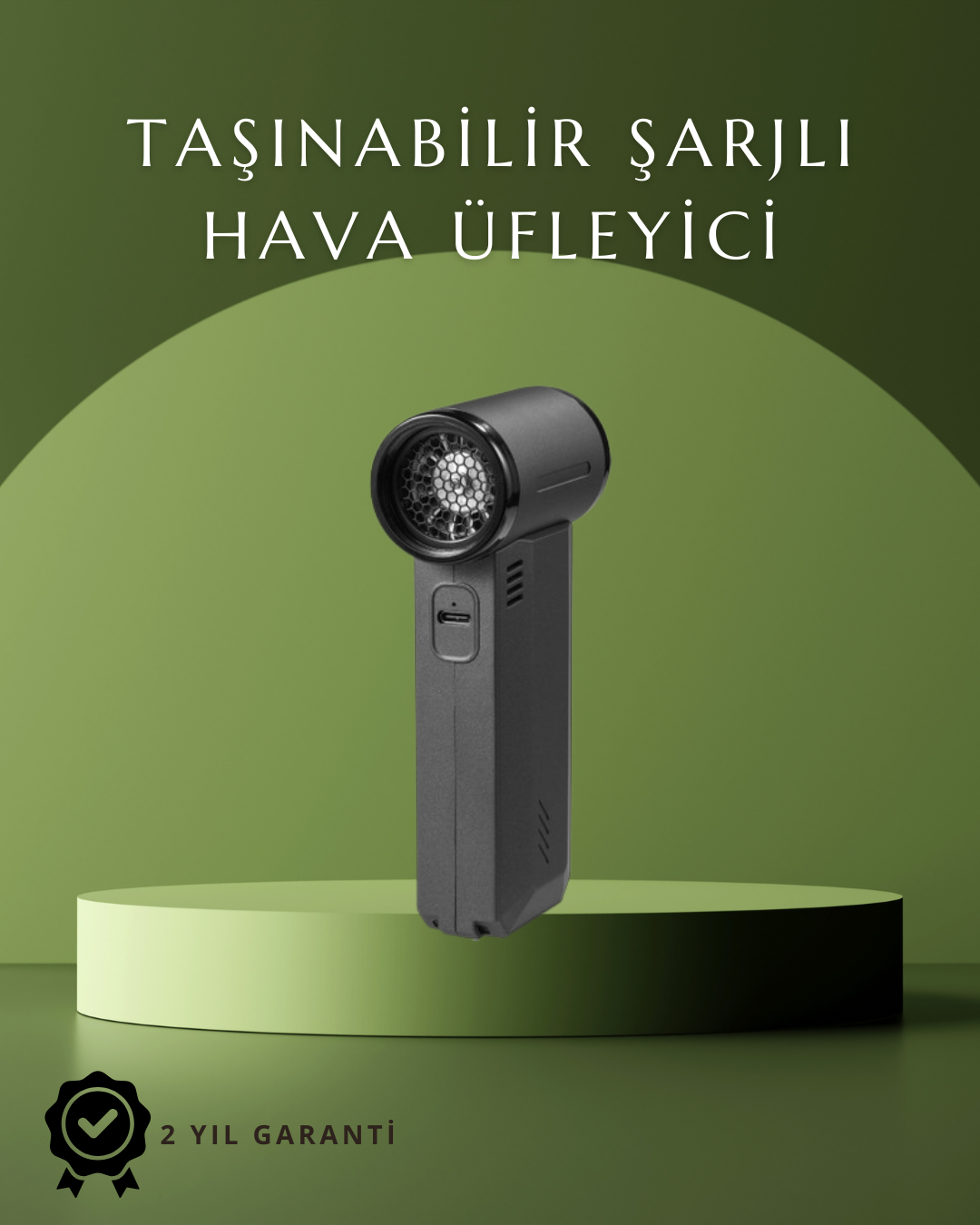 Araç İçi ve Ev İçin Güçlü Hava Üfleyici Toz Temizleme Makinesi