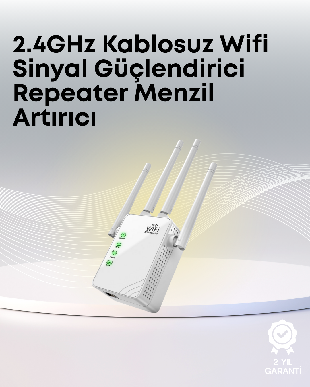 Yüksek Hızlı Parazit Önleyici WiFi Repeater Router