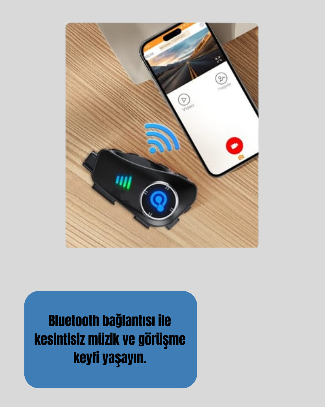 IP65 koruma sınıfı sayesinde yağmur ve zorlu hava koşullarında güvenle kullanılabilir. Dayanıklı yapısı uzun ömürlü kullanım sağlar.Bluetooth 5.3 teknolojisi ve Qualcomm çipset desteği
