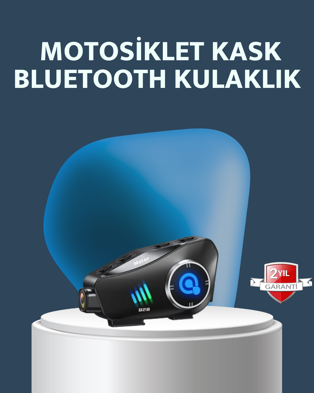 Bluetooth 5.3 Kask Kulaklığı Su Geçirmez Gürültü Azaltıcı