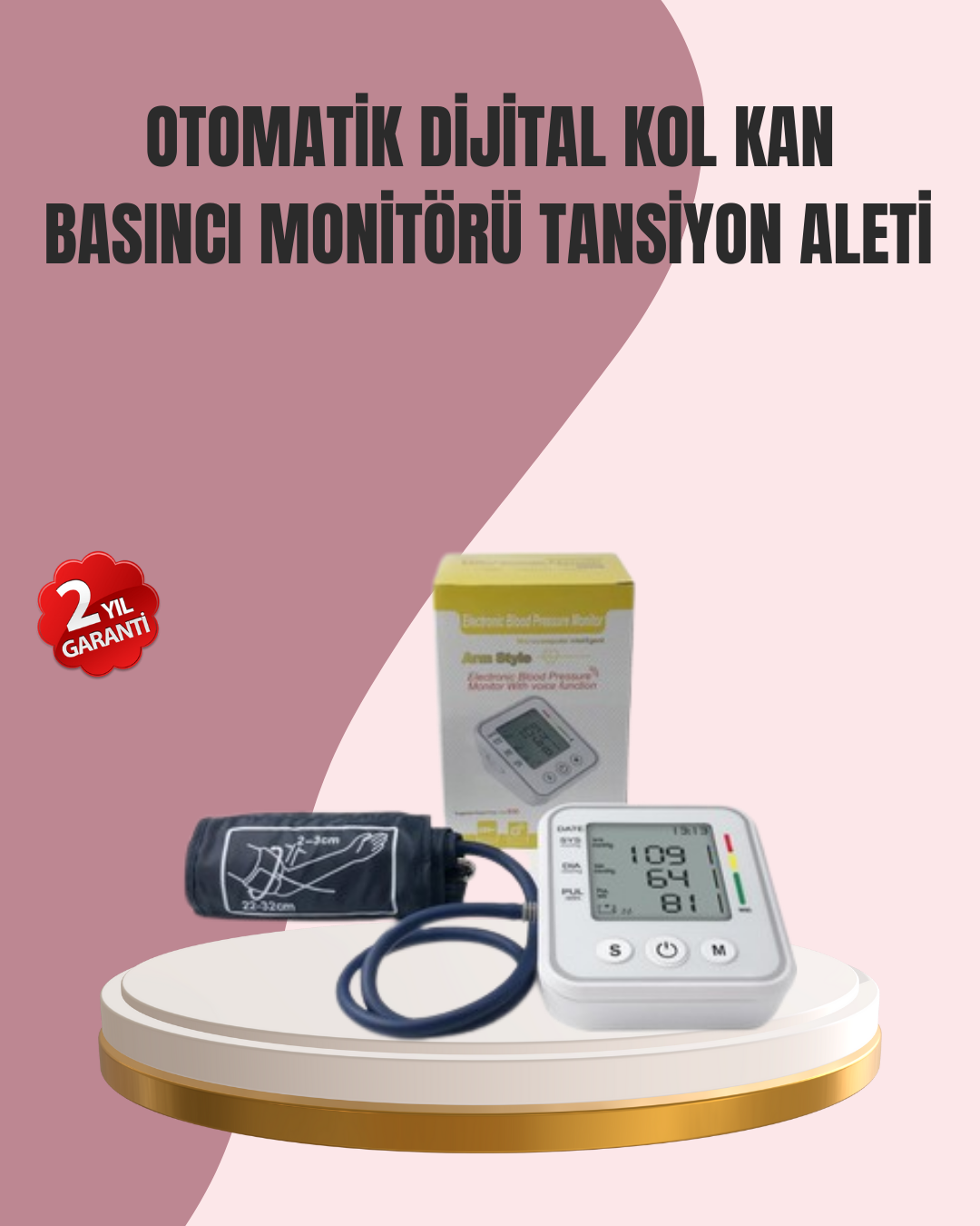 Yüksek Hassasiyetli Dijital Tansiyon Ölçer