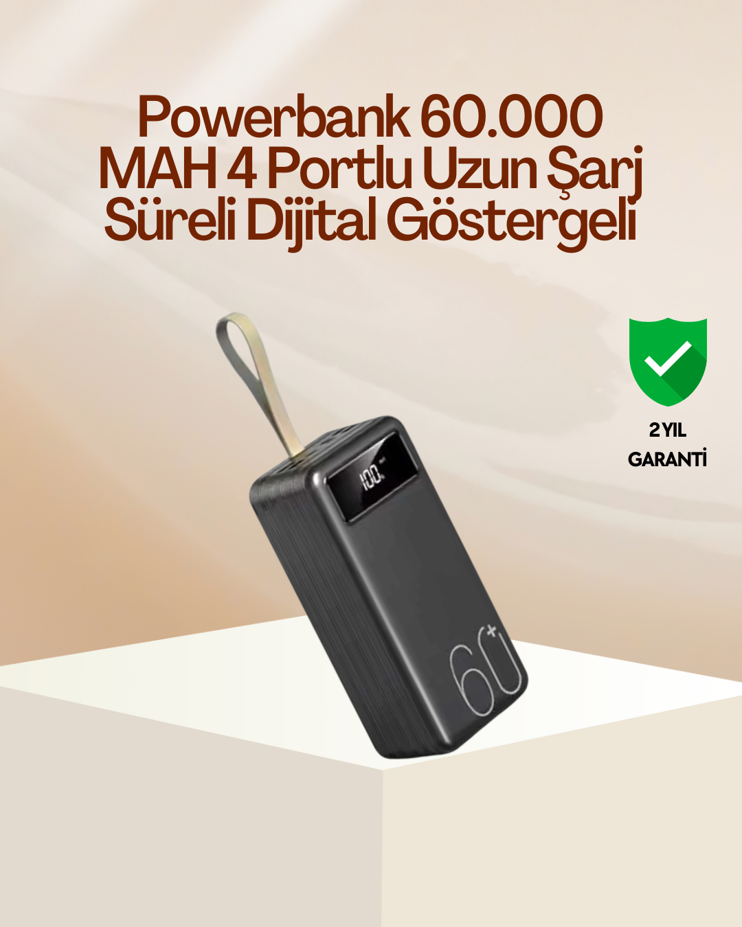 Tüm Cihazlara Uyumlu Çoklu Çıkışlı Powerbank