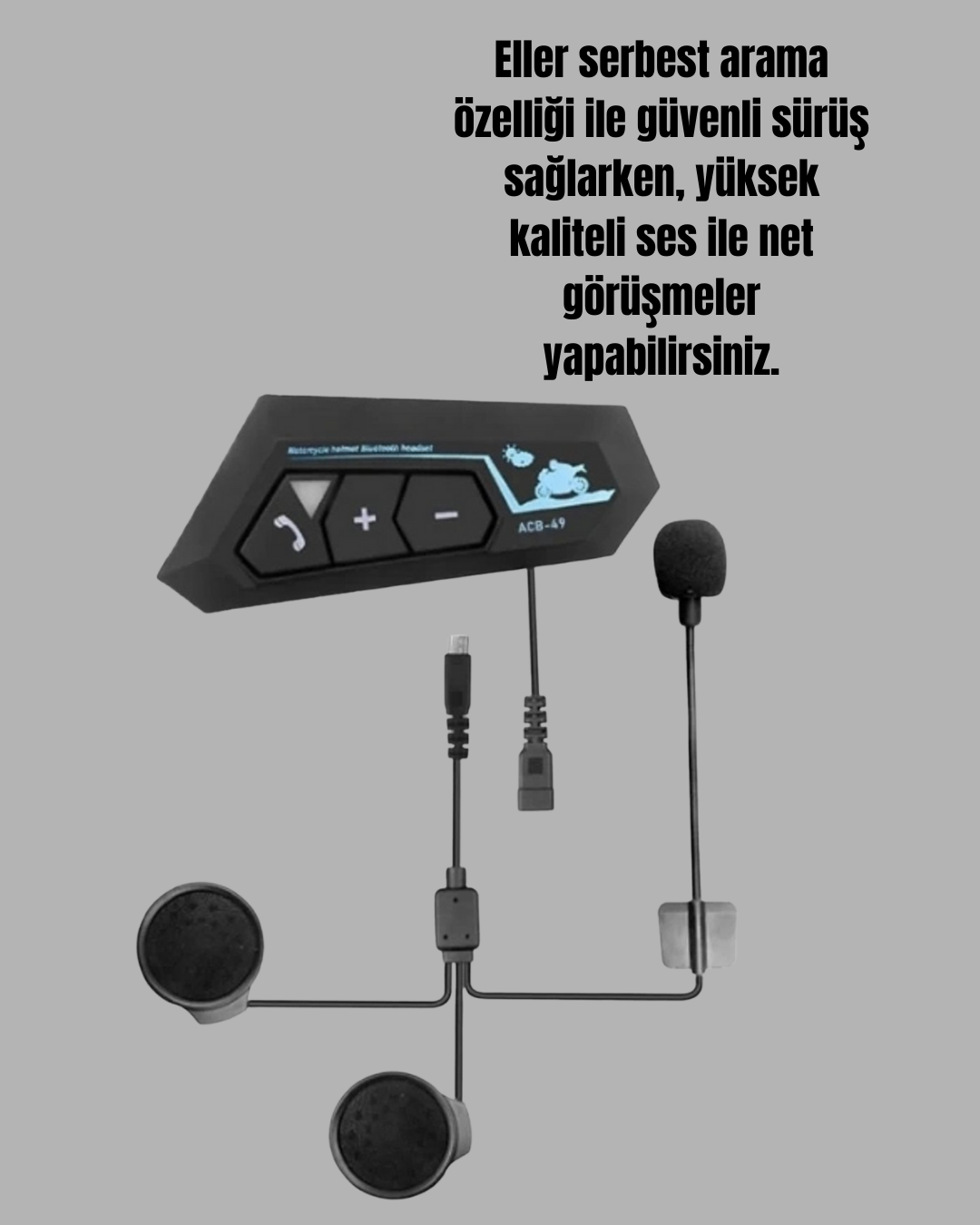 BT22 Kask Bluetooth Kulaklık