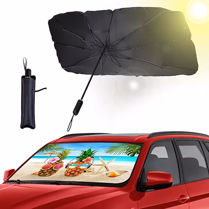 Toyota Yaris VW Polo Kia Rio Fiat Punto Hyundai Accent Blue Uyumlu Oto Şemsiye