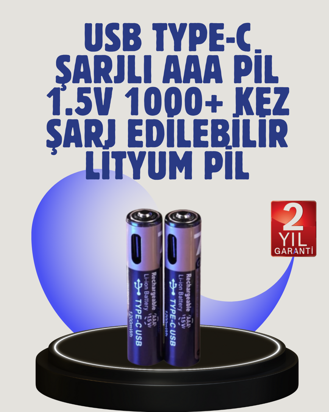 Gelişmiş Güvenlik Özelliklerine Sahip AAA Lityum Pil – Korumalı ve Sağlam Tasarım