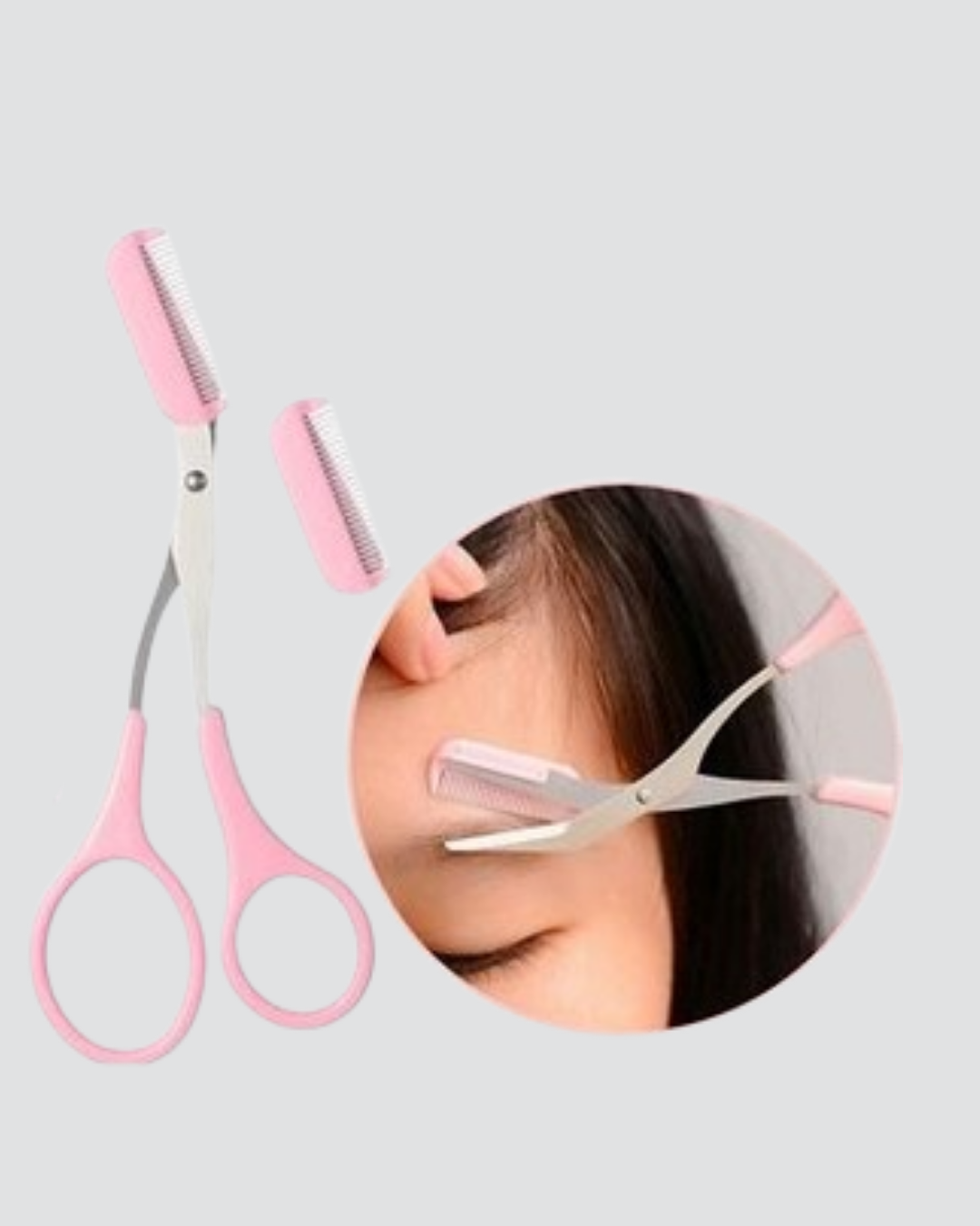 5.0 x 2.1 inç (12.9 x 5.3 cm) boyutlarındadır ve kaş ile kirpik bakımı başta olmak üzere çok çeşitli işlemlerde kullanılabilir. Kavisli yapısı