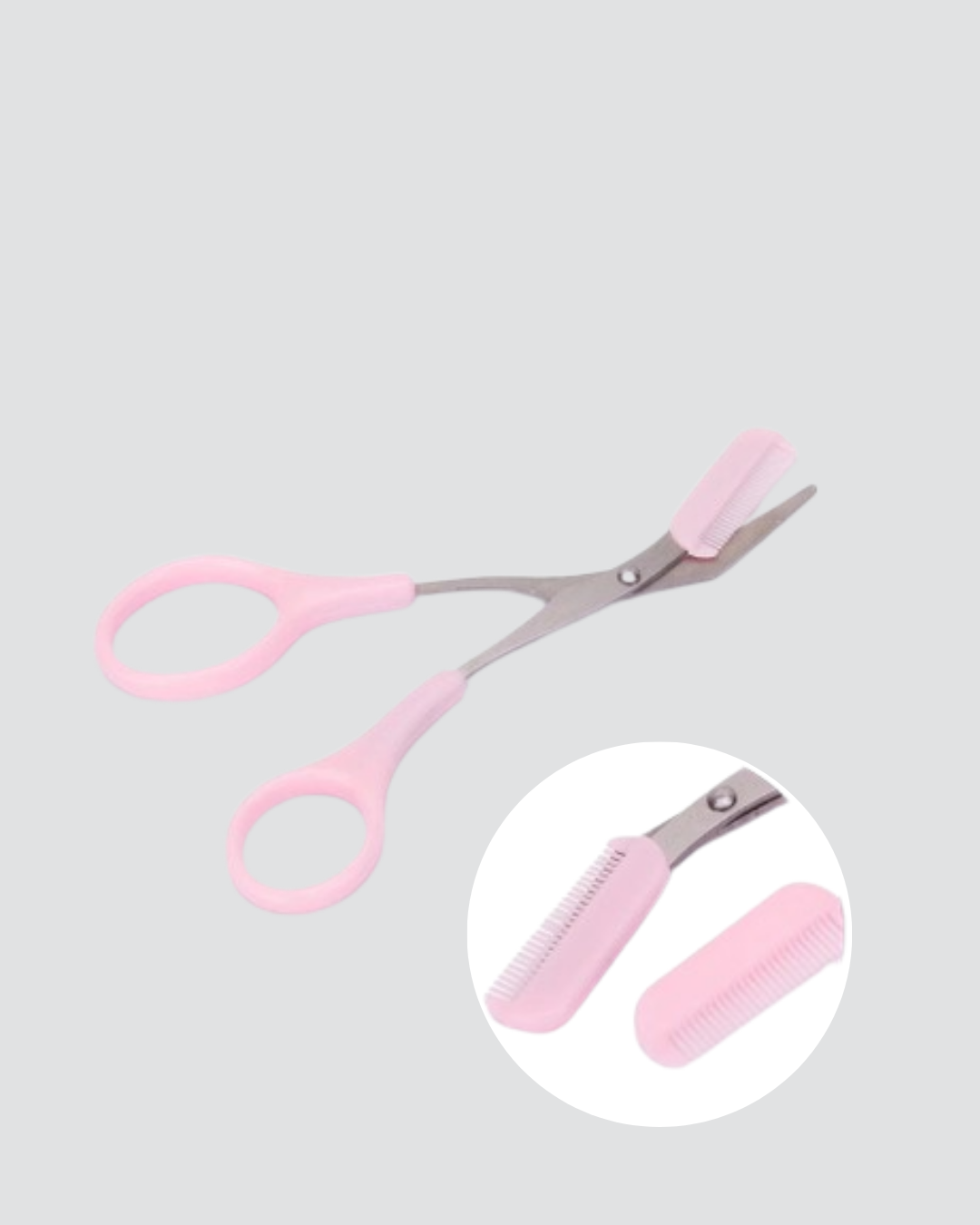 Kaş ve kirpik düzenlemeleri için geliştirilmiş bu yüz bakım makası