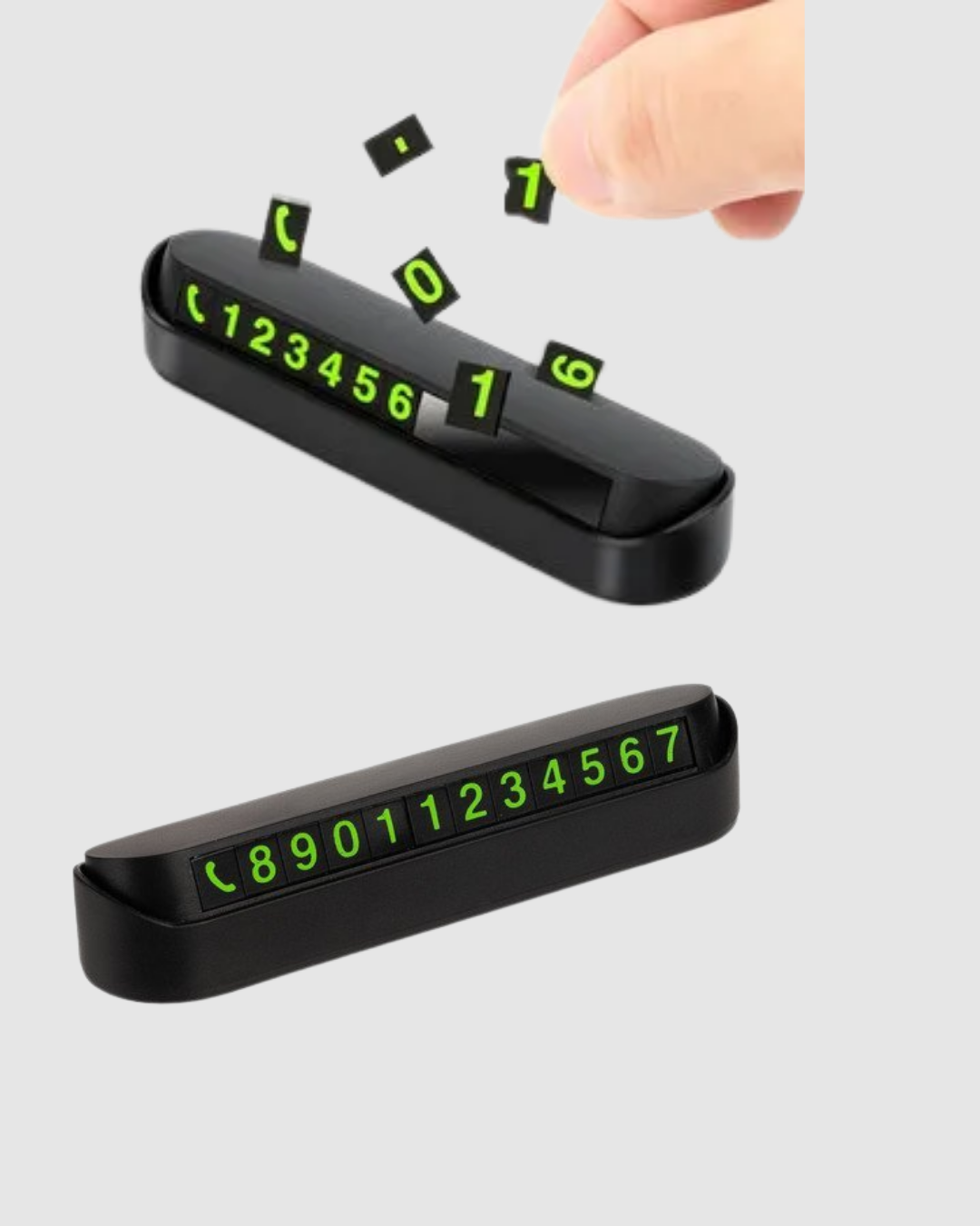 Araç sahipleri için hem kullanışlı hem de zarif bir aksesuar: fosforlu park numaratörü