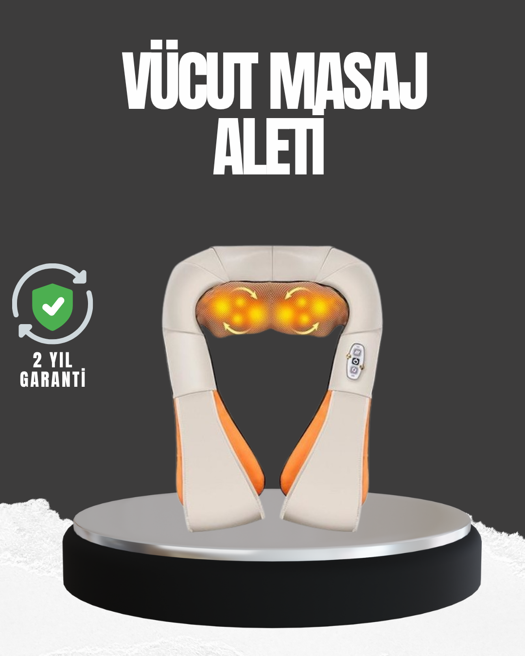 4D Yoğurma Teknolojili Masaj Cihazı-Boyun Omuz için uygun