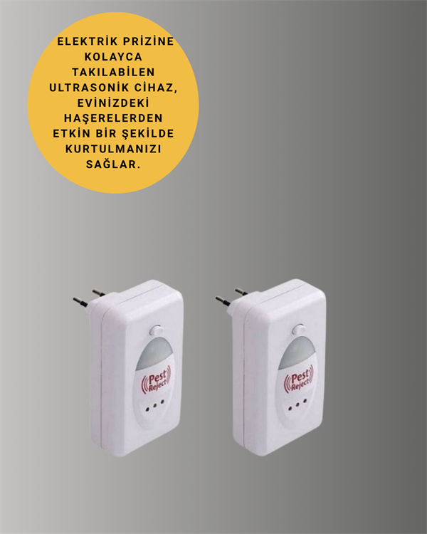 sadece prize takılarak çalıştırılır ve anında etki göstermeye başlar. Karmaşık ayarlarla uğraşmanıza ya da ekstra ekipmanlara ihtiyacınız yoktur. Gelişmiş ultrason teknolojisi sayesinde ortamdaki zararlıları etkili şekilde uzaklaştırırken sizin günlük yaşantınızı hiç etkilemez. Ürün