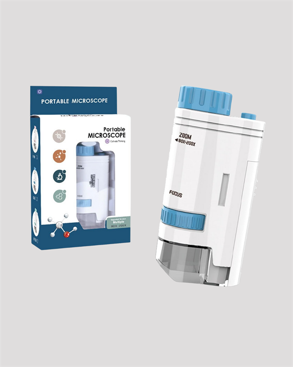 bu el mikroskopu 80X ile 200X arasında gerçek büyütme sunarak gözle görünmeyen detayları net bir şekilde incelemenizi sağlar. Yüksek kaliteli asferik PMMA optik lens