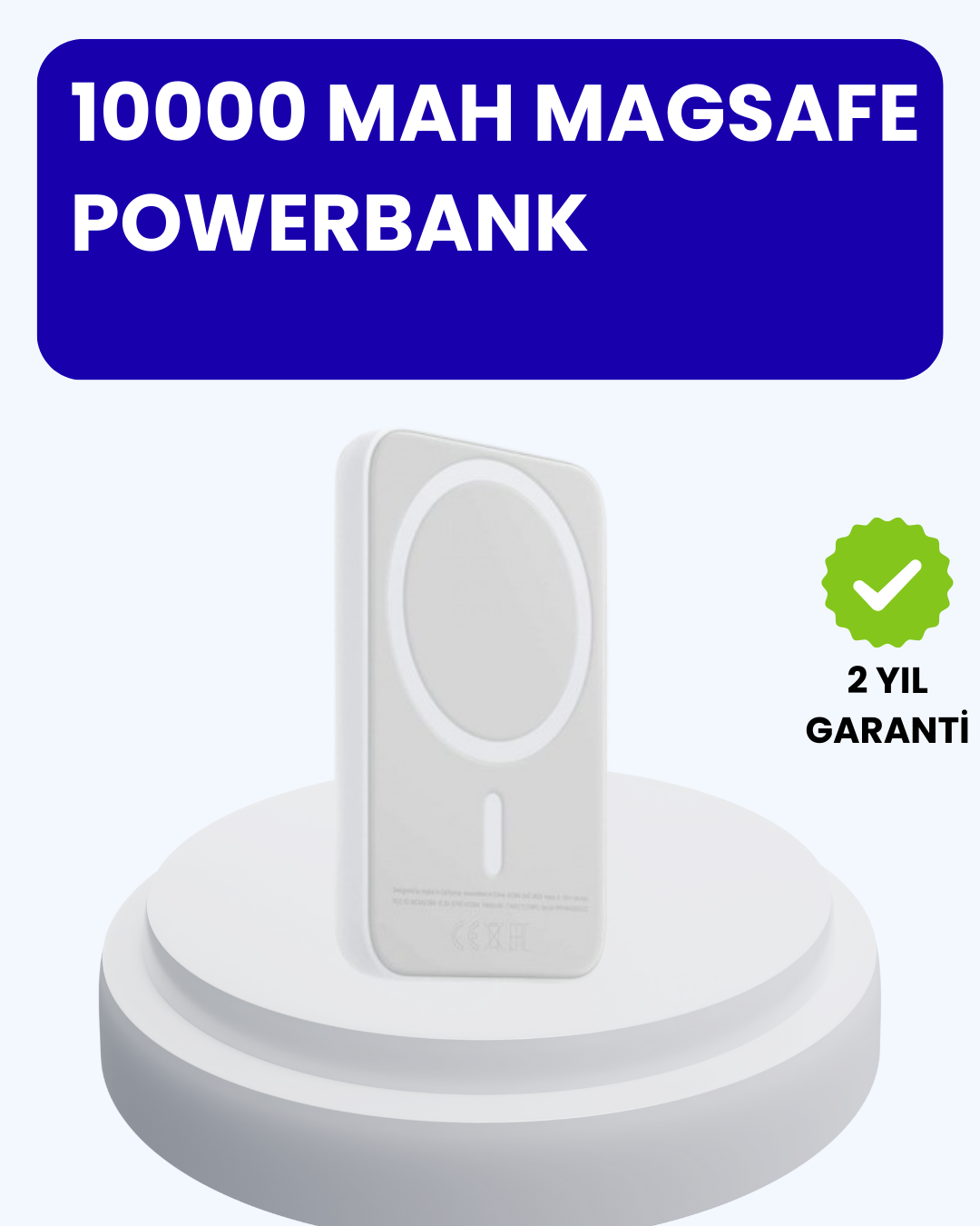 MagSafe Manyetik Powerbank – iPhone İçin Hızlı Kablosuz ve Güvenli Şarj