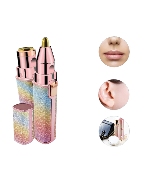 keskin uçlu kaş düzeltici ile kaş kemerinizi netleştirir. Ek düz kafa modu sayesinde dudak üstü