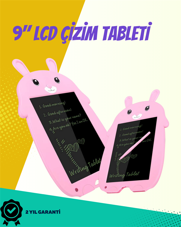 Uzun Pil Ömürlü Kilit Fonksiyonlu Elektronik Yazı Defteri