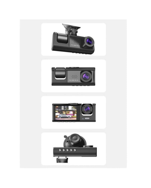 Araç içi güvenliğinizi ciddiye alanlar için geliştirilen bu üç kameralı sistem